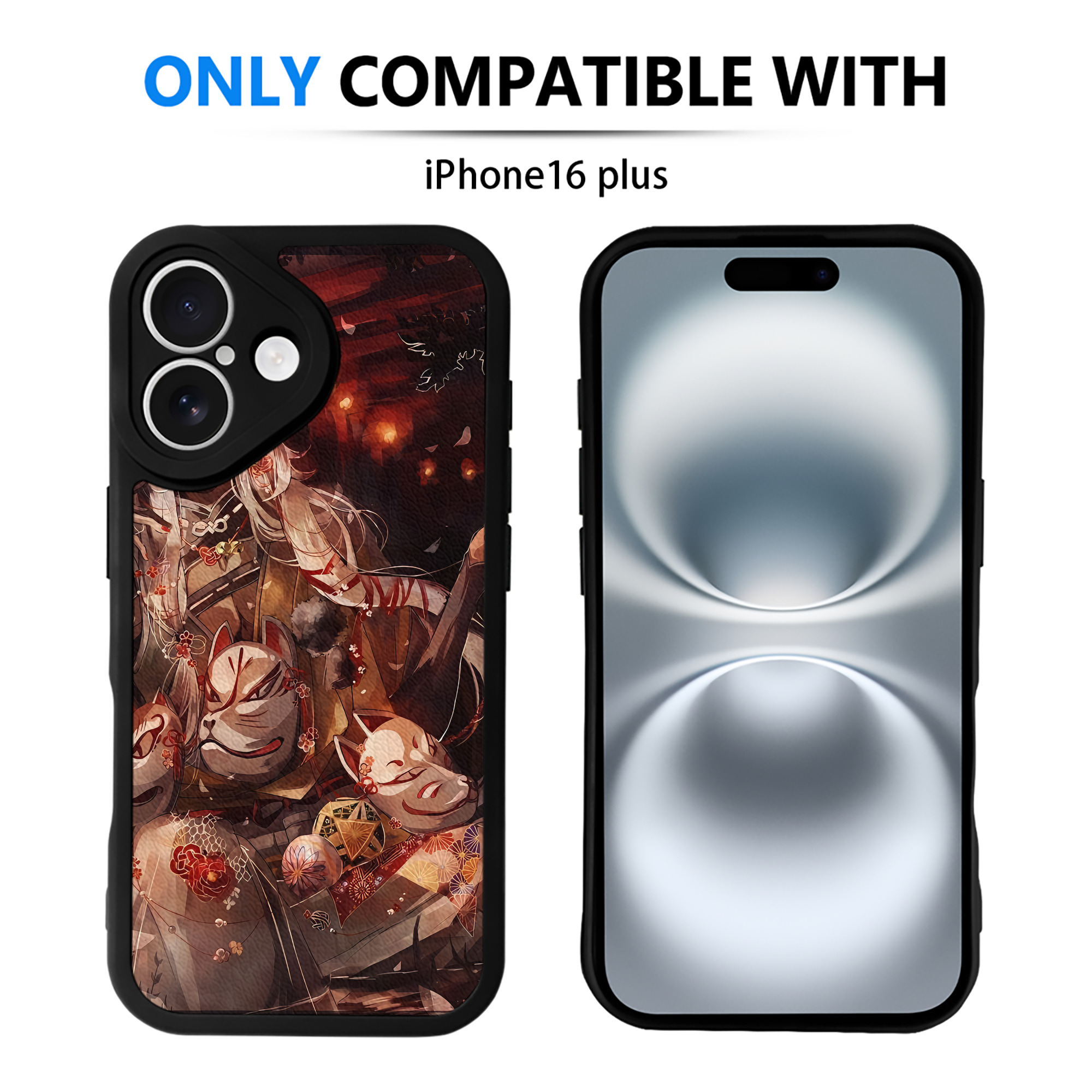（画像用） 刀剣乱舞 Touken Ranbu 【iPhone 16シリーズ対応】シリコンスマホケース（レザー調） 材質：シリコン
